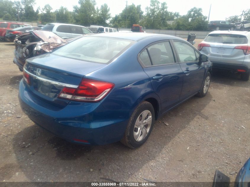 2013 HONDA CIVIC SDN LX 19XFB2F51DE052236
