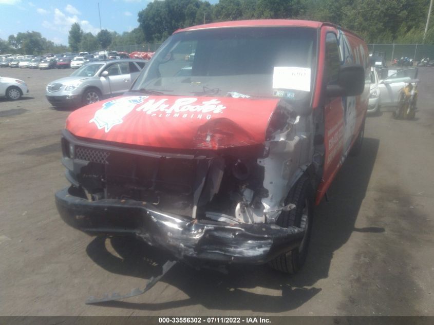 2014 CHEVROLET EXPRESS CARGO VAN 1GCWGGBA2E1206507