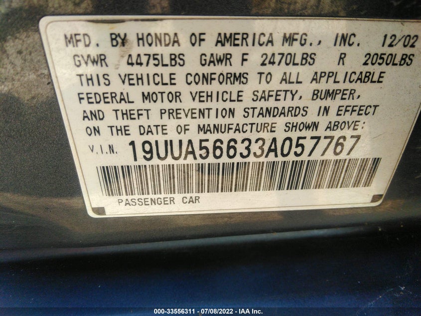 Acura Tl 2003