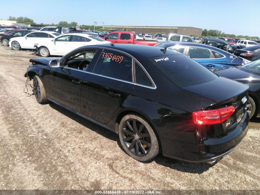 2013 AUDI S4 PREMIUM PLUS WAUBGAFL6DA165849