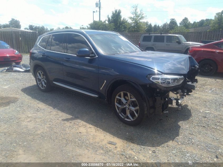 VIN 5UXTY5C01M9H33921 2021 BMW X3 no.1