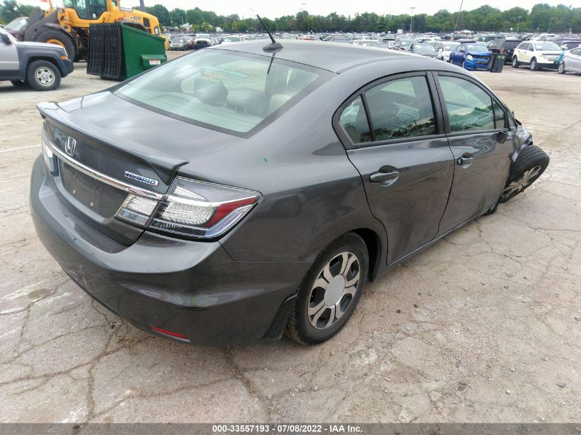 2013 HONDA CIVIC HYBRID 19XFB4F24DE003128