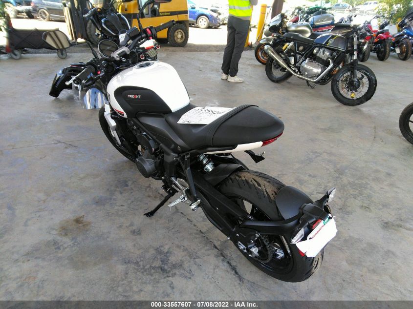 2022 TRIUMPH MOTORCYCLE TRIDENT 660 SMTL10UL0NTAW9618