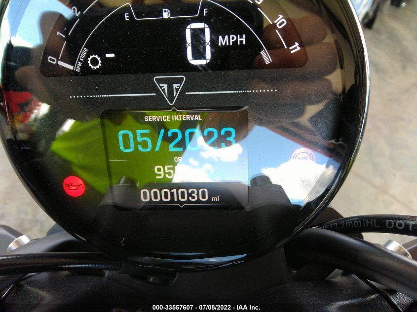 2022 TRIUMPH MOTORCYCLE TRIDENT 660 SMTL10UL0NTAW9618