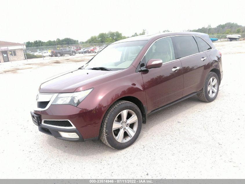2013 ACURA MDX TECH PKG 2HNYD2H3XDH505590