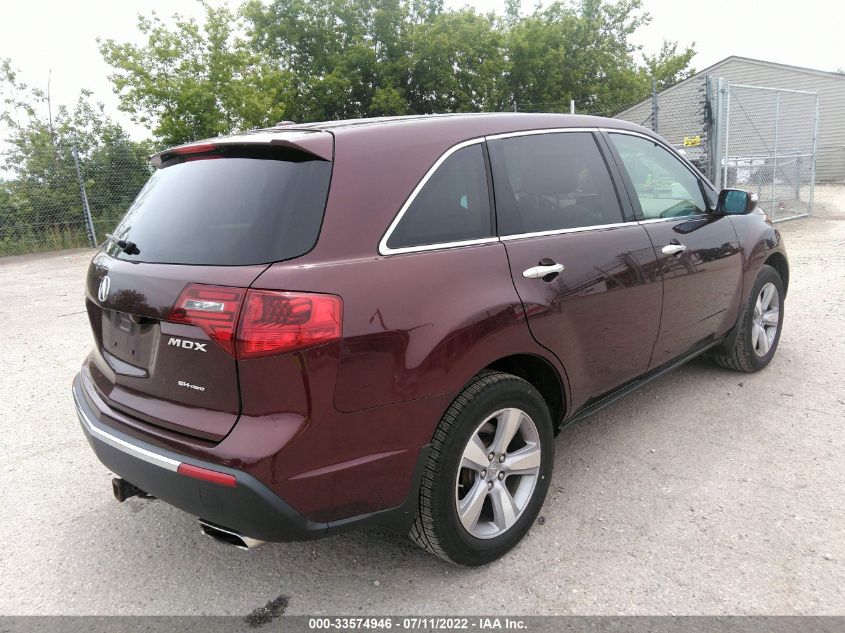 2013 ACURA MDX TECH PKG 2HNYD2H3XDH505590