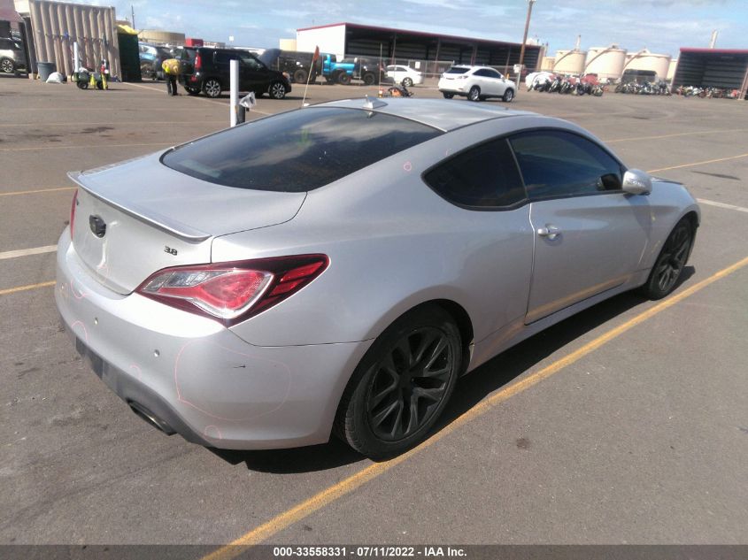2013 HYUNDAI GENESIS COUPE 3.8 GRAND TOURING KMHHU6KJ4DU109040