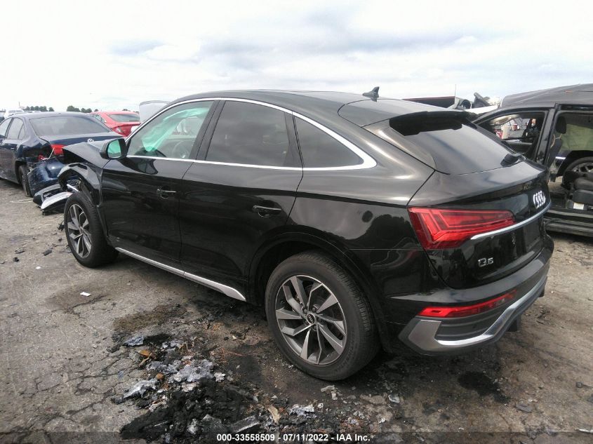 2021 AUDI Q5 SPORTBACK PREMIUM PLUS WA15AAFY3M2080940