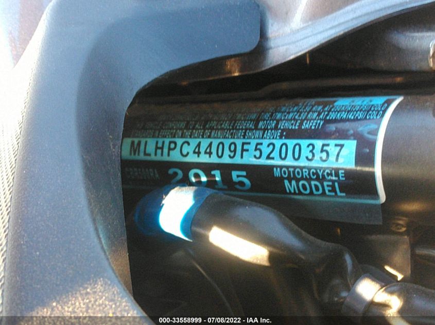 2015 HONDA CBR500 RA-ABS MLHPC4409F5200357