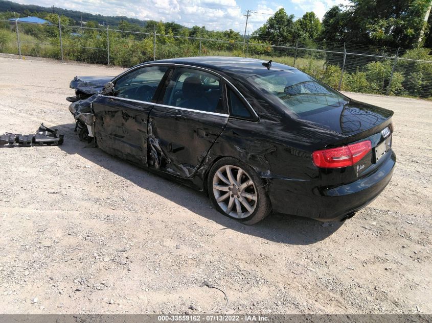 2013 AUDI A4 PREMIUM PLUS WAUFFAFL3DN018322