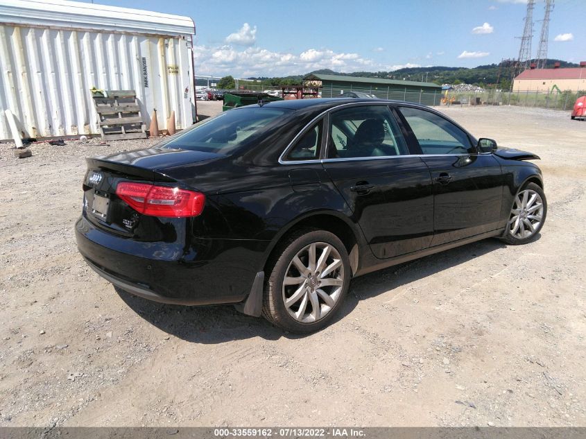 2013 AUDI A4 PREMIUM PLUS WAUFFAFL3DN018322