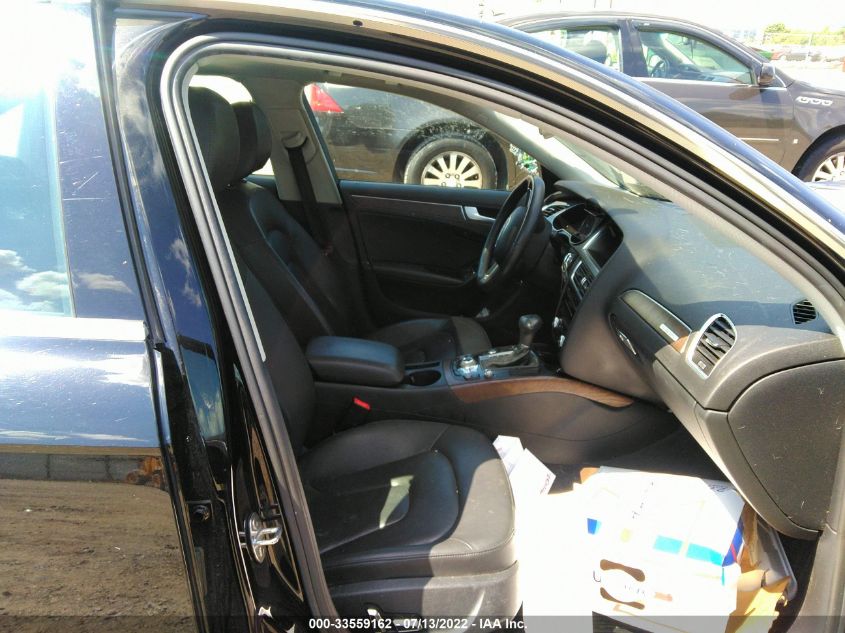 2013 AUDI A4 PREMIUM PLUS WAUFFAFL3DN018322
