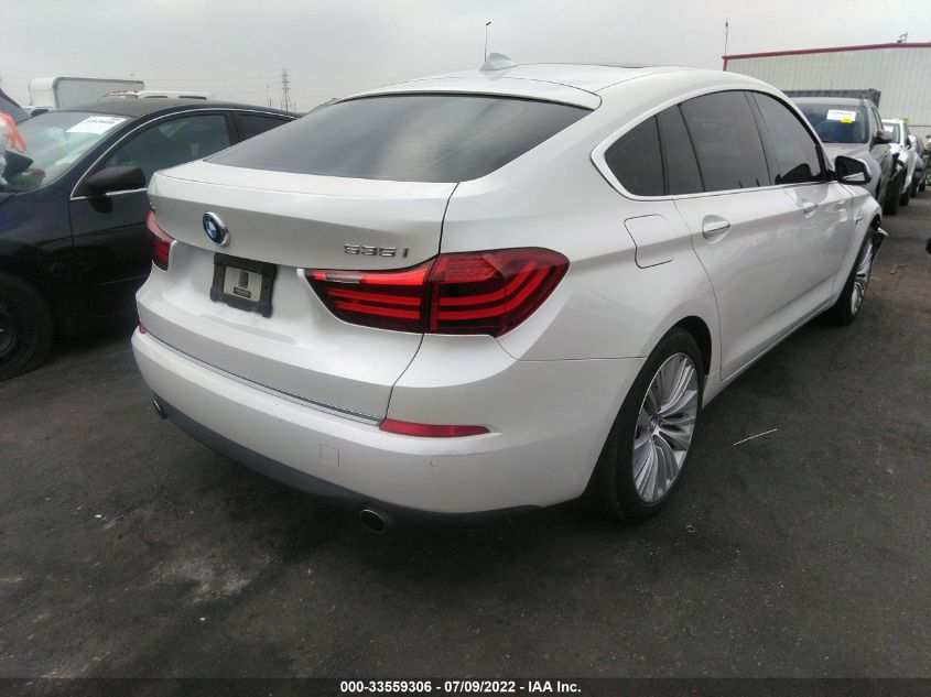2015 BMW 5 SERIES GRAN TURISMO 535I WBA5M2C51FGH99235