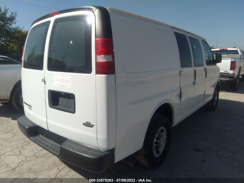 2013 CHEVROLET EXPRESS CARGO VAN 1GCWGFCA9D1168507