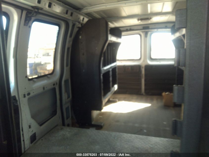 2013 CHEVROLET EXPRESS CARGO VAN 1GCWGFCA9D1168507