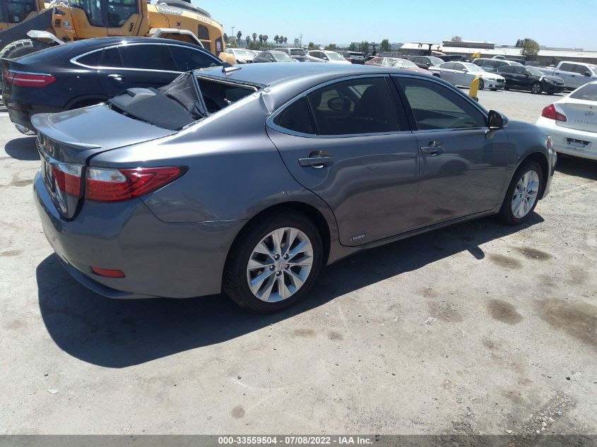 2013 LEXUS ES 300H 300H JTHBW1GG9D2013953