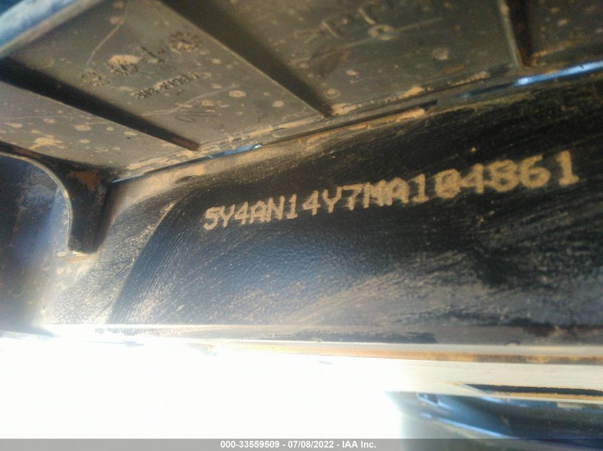 2021 YAMAHA YXF850 ES 5Y4AN14Y7MA104861