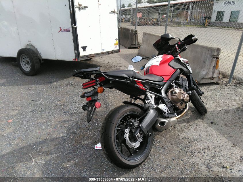 2018 HONDA CB650 F MLHRC7510J5000381