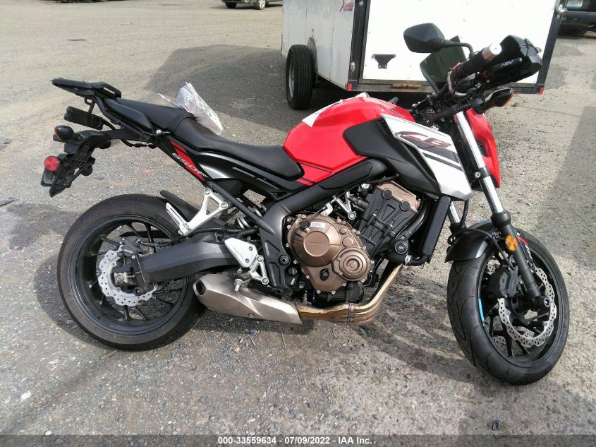 2018 HONDA CB650 F MLHRC7510J5000381