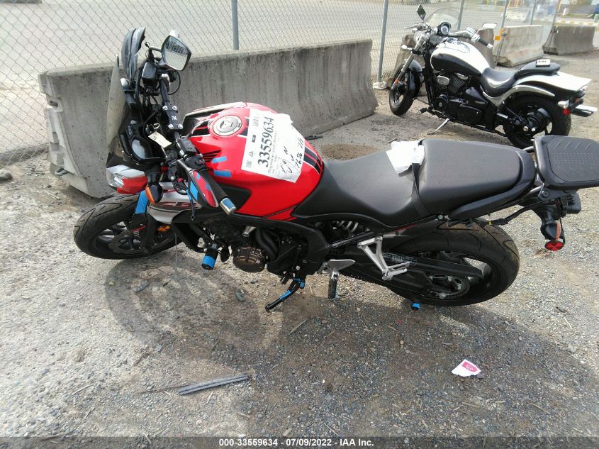 2018 HONDA CB650 F MLHRC7510J5000381
