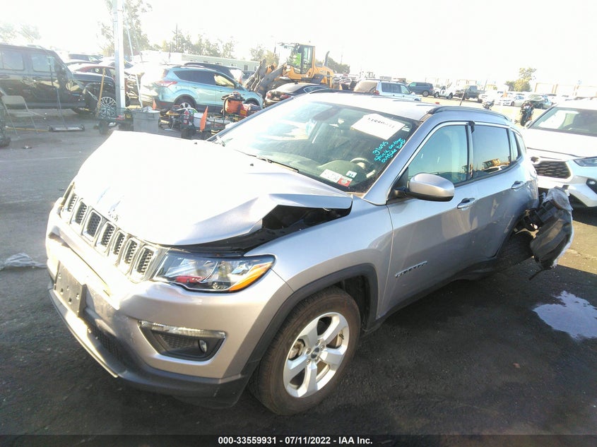 VIN 3C4NJDBB0LT116881 2020 JEEP COMPASS LATITUDE