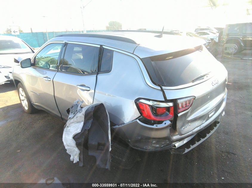 VIN 3C4NJDBB0LT116881 2020 JEEP COMPASS LATITUDE