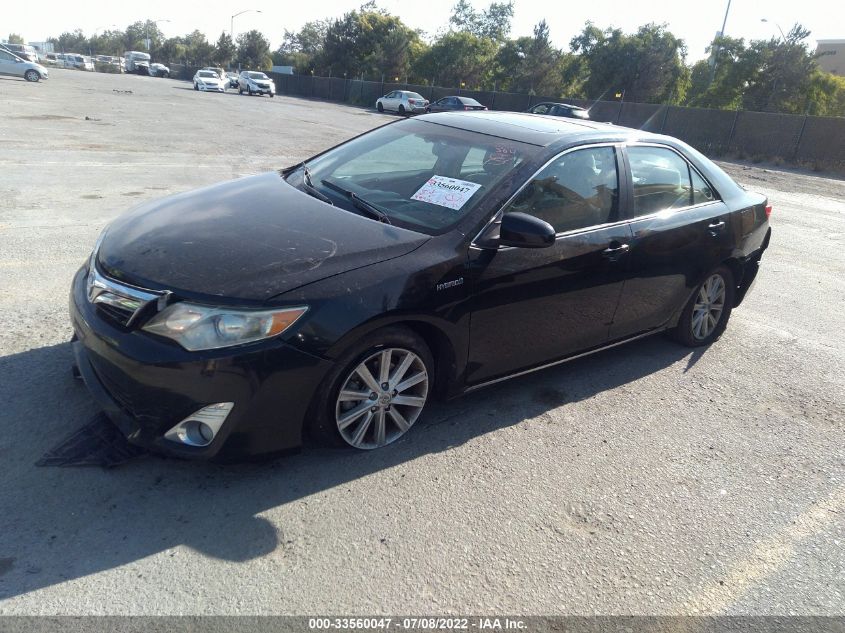 2013 TOYOTA CAMRY HYBRID HYBRID/LE/XLE 4T1BD1FK8DU088706