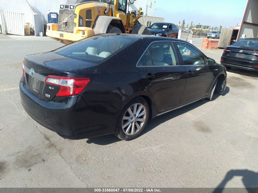 2013 TOYOTA CAMRY HYBRID HYBRID/LE/XLE 4T1BD1FK8DU088706