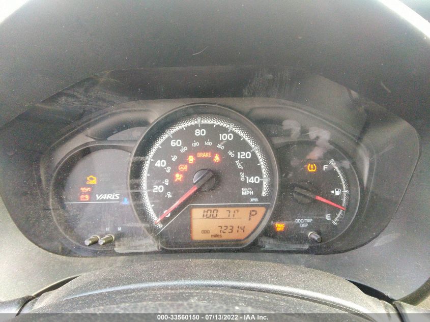 2015 TOYOTA YARIS L/LE VNKJTUD39FA026534