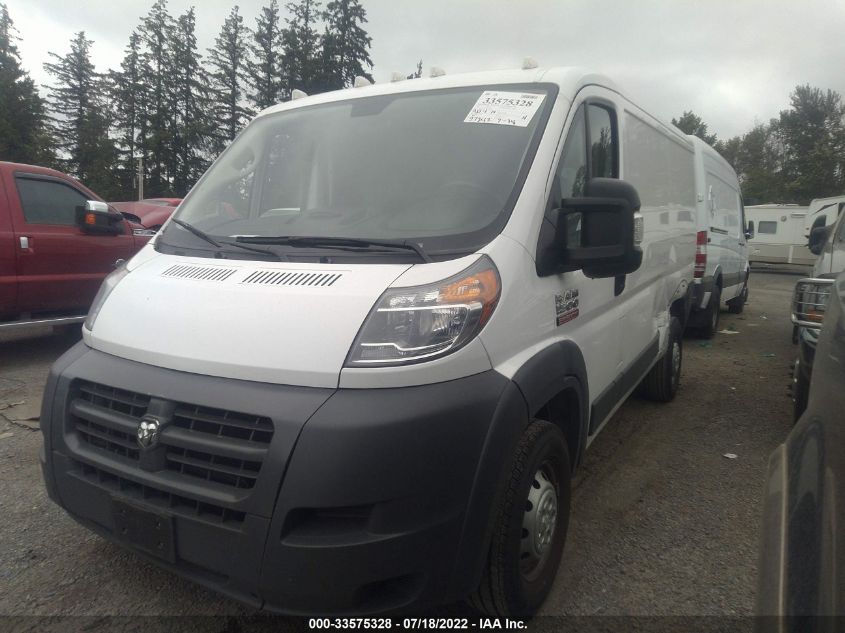 2017 RAM PROMASTER CARGO VAN 3C6TRVAG2HE546370