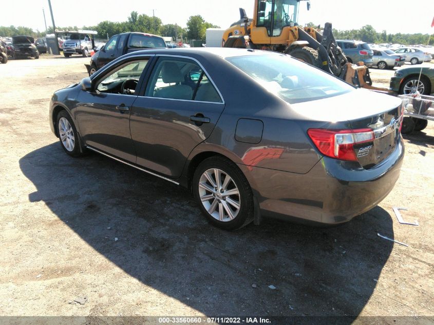 2013 TOYOTA CAMRY HYBRID LE/XLE 4T1BD1FK4DU068808