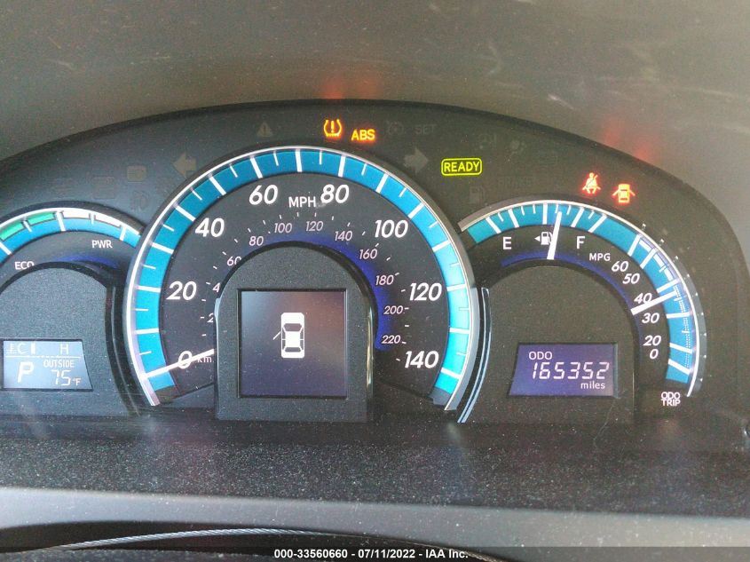2013 TOYOTA CAMRY HYBRID LE/XLE 4T1BD1FK4DU068808