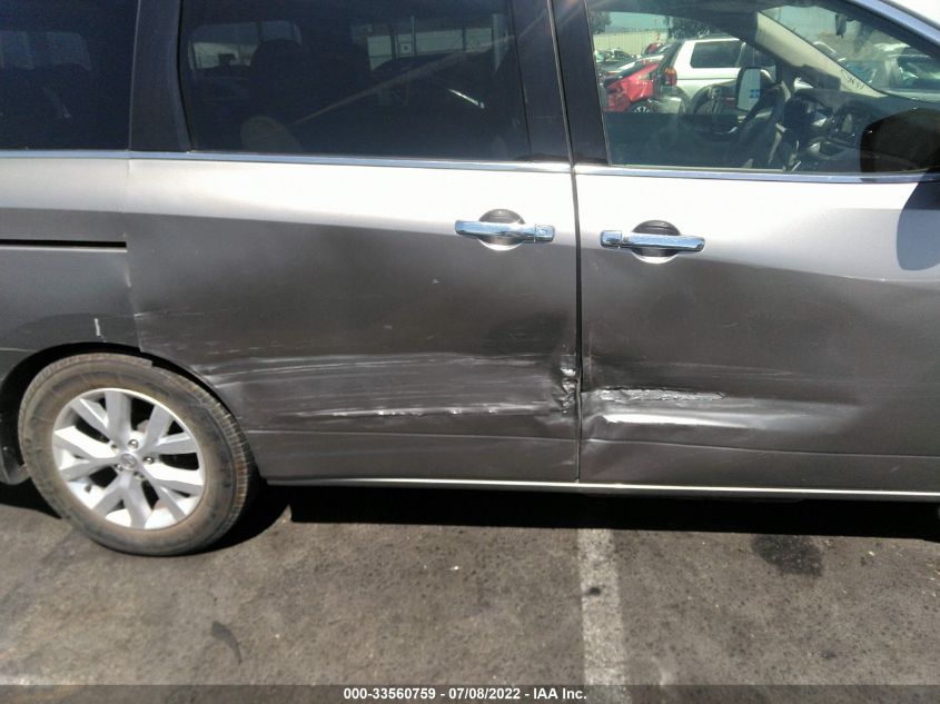2013 NISSAN QUEST SV JN8AE2KP7D9062870