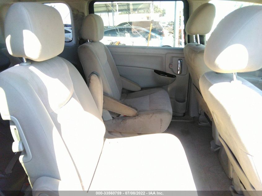 2013 NISSAN QUEST SV JN8AE2KP7D9062870