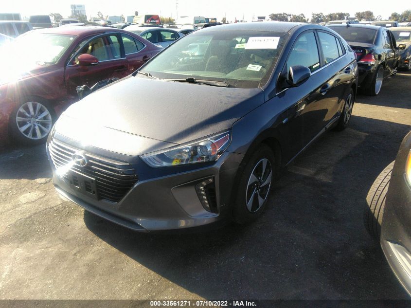 2017 HYUNDAI IONIQ HYBRID SEL KMHC75LC0HU056984