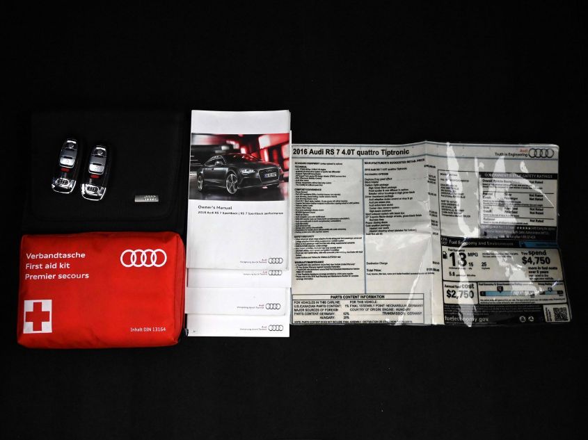 2016 AUDI RS 7 PRESTIGE WUAW2AFC0GN903163