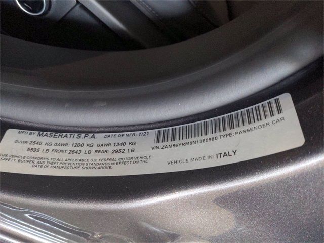 2022 MASERATI QUATTROPORTE MODENA Q4 ZAM56YRM9N1380980