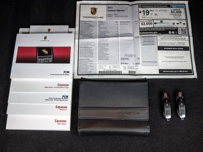 2013 PORSCHE CAYENNE WP1AA2A24DLA05508