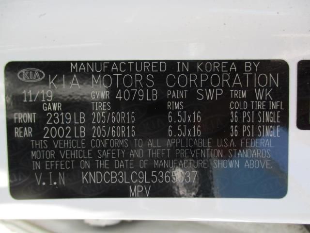 2020 KIA NIRO LX KNDCB3LC9L5365637