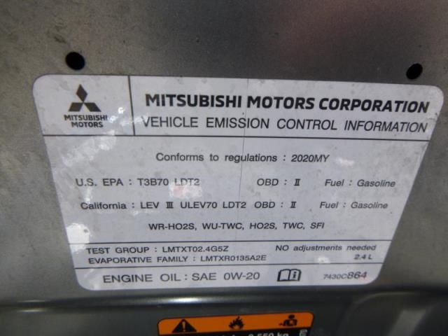 2020 MITSUBISHI OUTLANDER ES/SE/SEL/LE/SP JA4AZ3A39LZ035523