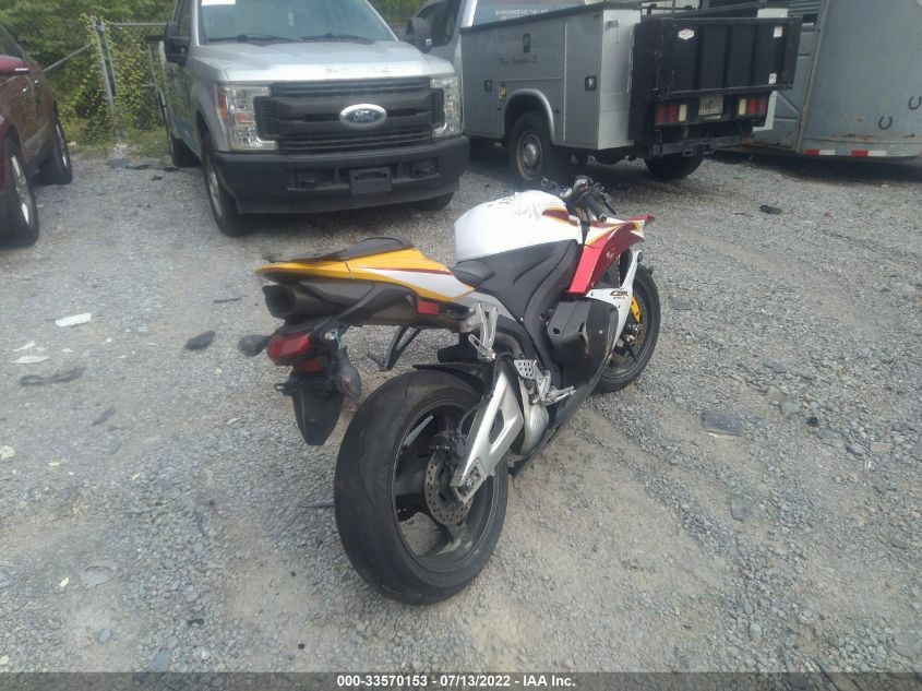 2012 HONDA CBR600 RR JH2PC4003CK500974