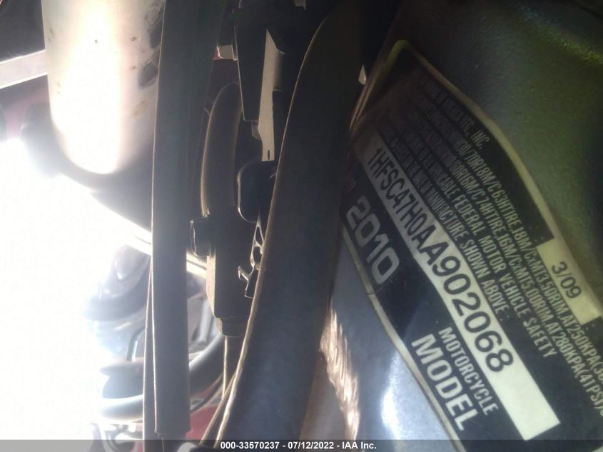 2010 HONDA GL1800 1HFSC47H0AA902068