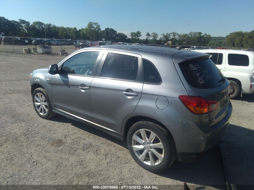 2014 MITSUBISHI OUTLANDER SPORT ES 4A4AP3AU8EE027680