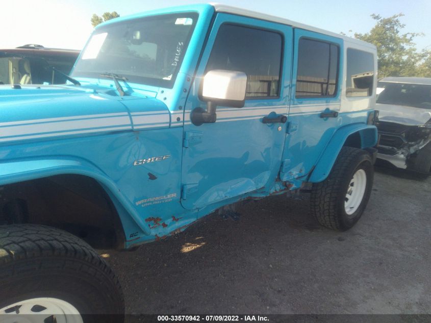 2017 JEEP WRANGLER UNLIMITED CHIEF EDITION 1C4BJWEG0HL709584