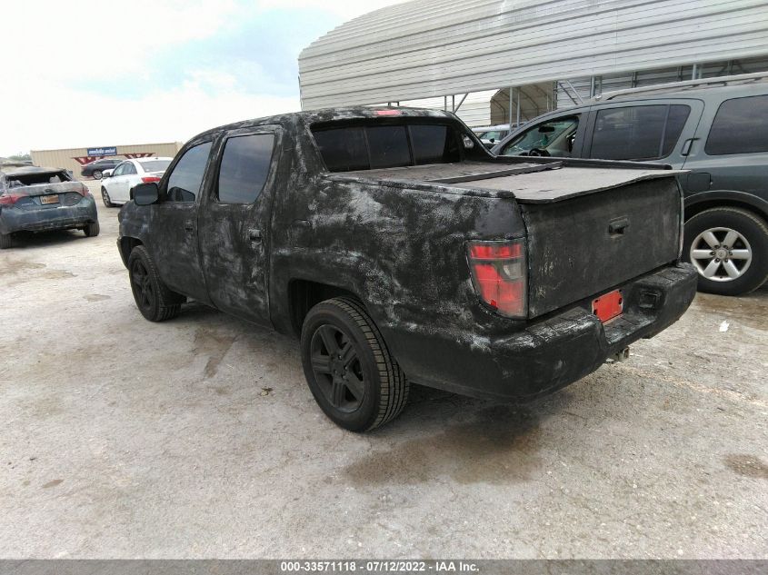 2013 HONDA RIDGELINE SPORT 5FPYK1F70DB001896