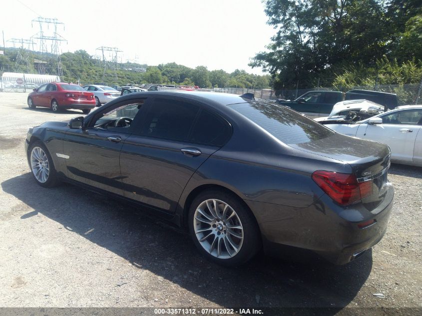 2015 BMW 7 SERIES 750I XDRIVE WBAYB6C5XFD225323