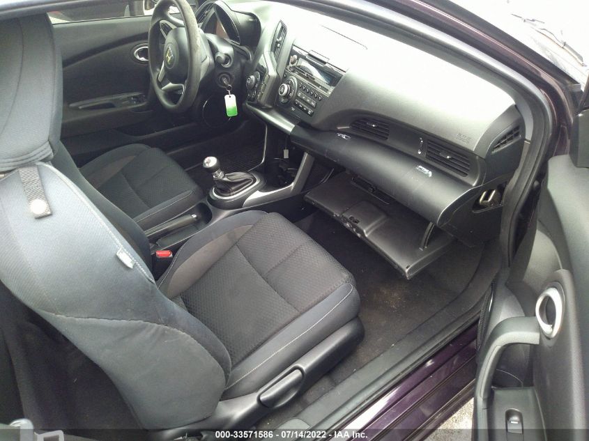 2013 HONDA CR-Z JHMZF1C47DS001584