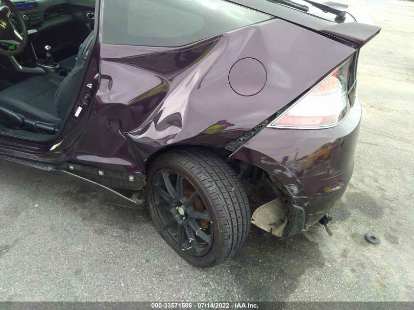 2013 HONDA CR-Z JHMZF1C47DS001584