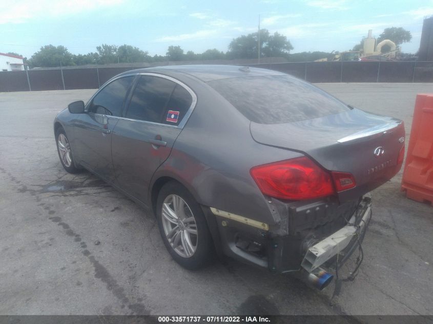 2013 INFINITI G37 SEDAN X JN1CV6AR7DM759793