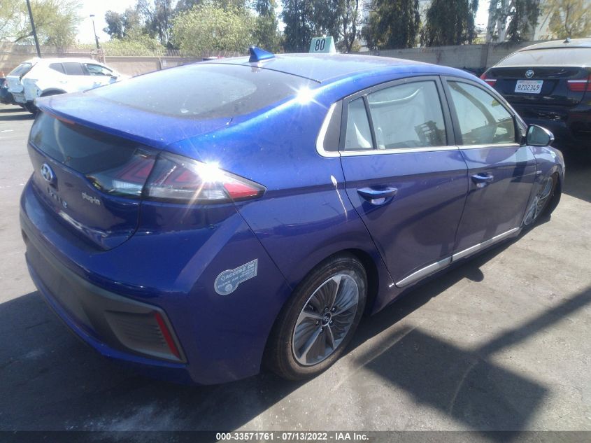2020 HYUNDAI IONIQ PLUG-IN HYBRID SEL KMHC75LD9LU193763